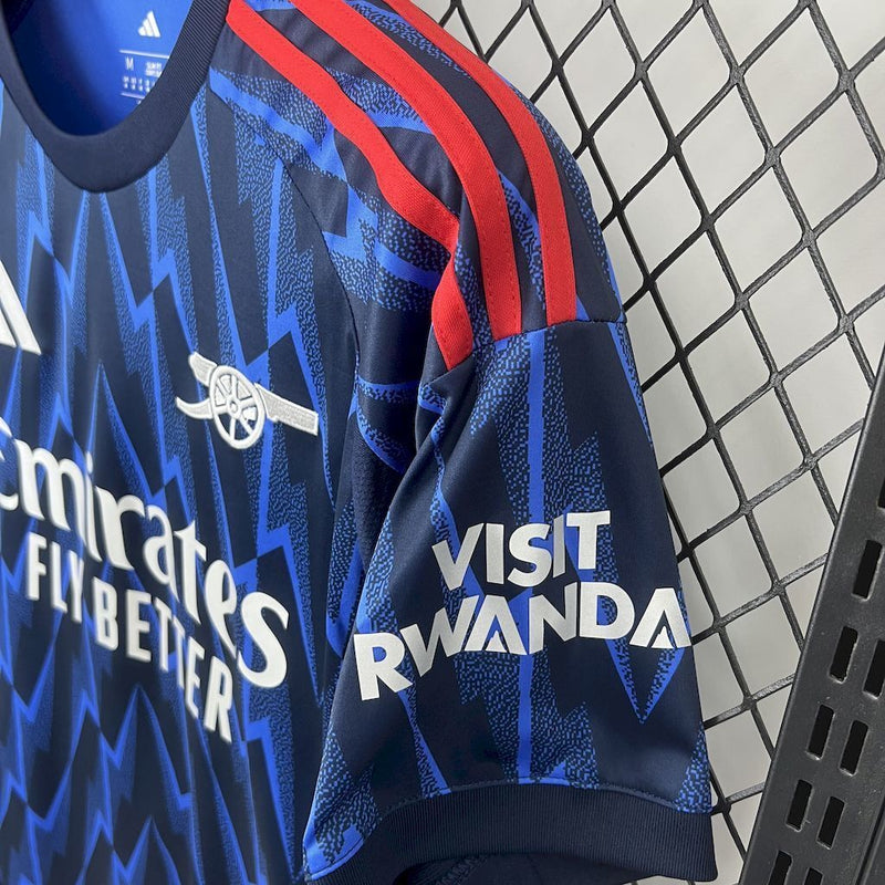 Camisa Arsenal Away 2025/26 - Adidas Torcedor Masculina - Azul/Branca
