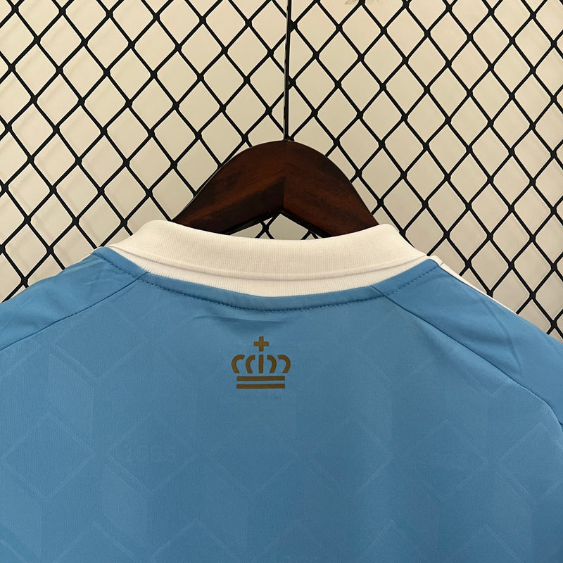 Camisa Seleção Bélgica Away 2024/25 - Adidas Torcedor Masculina - Azul/Branca
