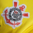 Camisa Corinthians Goleiro 2014/15 - Nike Retrô Masculina - Amarela/Azul