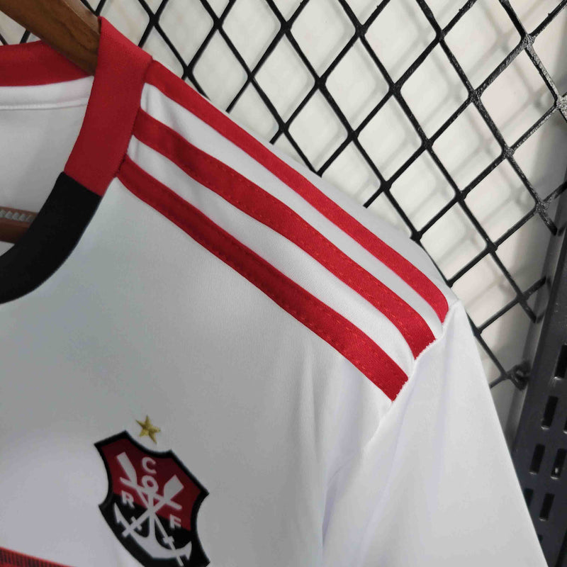 Camisa Flamengo Away 2019/20 - Adidas Retrô Masculina - Branca/Vermelha