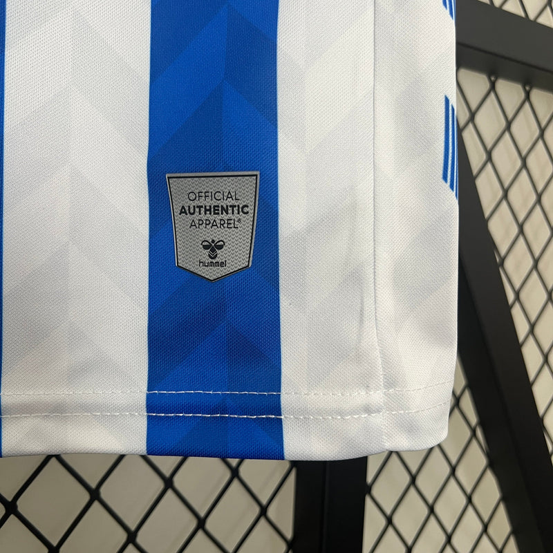 Camisa Malaga Edição Especial 2024/25 - Hummel Torcedor Masculina - Branca/Azul