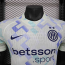 Camisa Inter de Milão Away 2025/26 - Nike Jogador Masculina - Branca/Azul