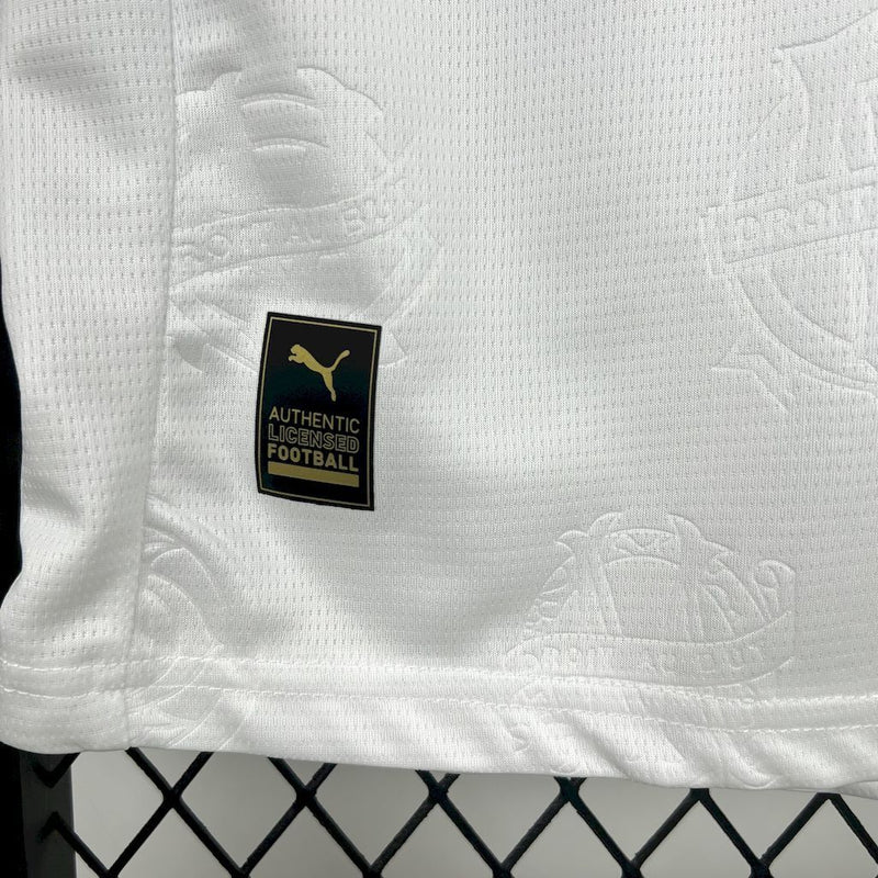 Camisa Olympique Marseille Home 2025/26 - Puma Torcedor Masculina - Branca/Azul