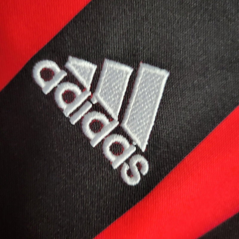 Camisa Pronta Entrega Manchester United Home 2006/07 - Adidas Retrô Masculina - Preta/Vermelha + KAKA' N°22 + Frete Grátis