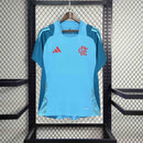 Camisa Pronta Entrega Flamengo Treino 2025/26 - Adidas Torcedor Masculina - Azul/Vermelha