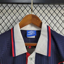 Camisa Seleção Escócia Home 1996\98 - Umbro Retrô Masculina - Azul/Branca