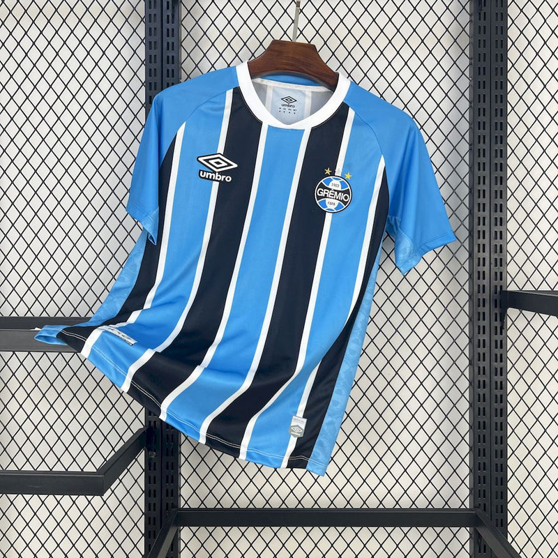 Camisa Grêmio Home 2025/26 - Umbro Torcedor Masculina - Azul/Preta