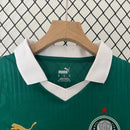 Conjunto Kit Infantil Palmeiras Home 2024/25 - Puma Torcedor - Verde/Branca