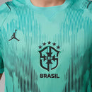 Camisa Seleção Brasil Goleiro 2026/27 - Jordan Torcedor Masculina - Verde/Preta