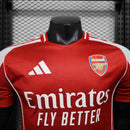 Camisa Arsenal Home 2025/26 - Adidas Jogador Masculina - Vermelha/Branca