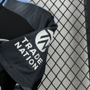 Camisa Pronta Entrega Aston Villa Away 2025/26 - Adidas Torcedor Masculina - Preta/Branca