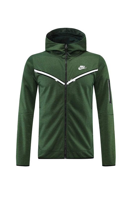 Kit Conjunto Nike Tech Fleece - Jaqueta e Calça- Verde