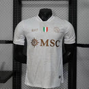 Camisa Napoli Away 2025/26 - EA7 Jogador Masculina - Bege/Marrom