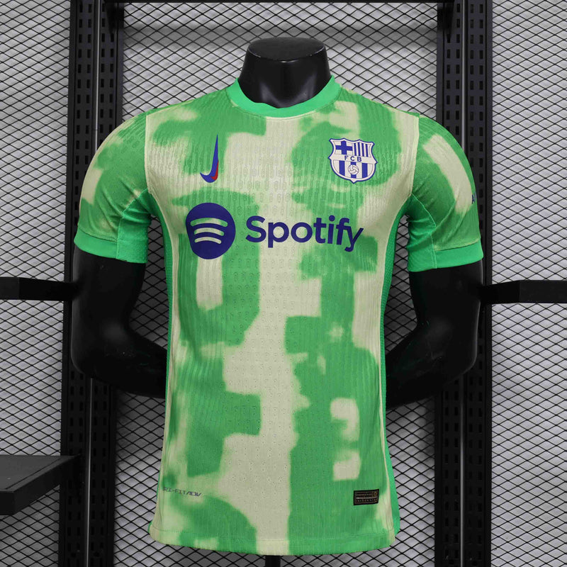 Camisa Barcelona Away 2024/25 - Nike Jogador Masculina - Verde