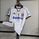 Camisa Corinthians Home 1999/00 - Topper Retrô Masculina - Branca/Preta