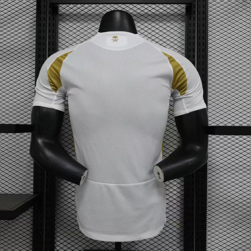 Camisa Al-Nassr Third 2024/25 - Adidas Jogador Masculina - Branca/Dourada