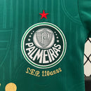 Conjunto Kit Infantil Palmeiras Home 2024/25 - Puma Torcedor - Verde/Branca