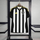 Camisa Pronta Entrega Atlético Mineiro Home 2025/26 - Adidas Torcedor Masculina - Preta/Branca