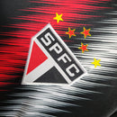 Conjunto Kit Infantil São Paulo Third 2023/24 - Adidas Torcedor - Preta/Vermelha
