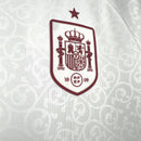 Conjunto Kit Infantil Seleção Espanha Away 2026/27 - Adidas Torcedor - Branca/Bordo