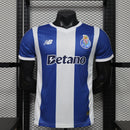 Camisa Porto Home 2026/27 - New Balance Jogador Masculina - Branca/Azul