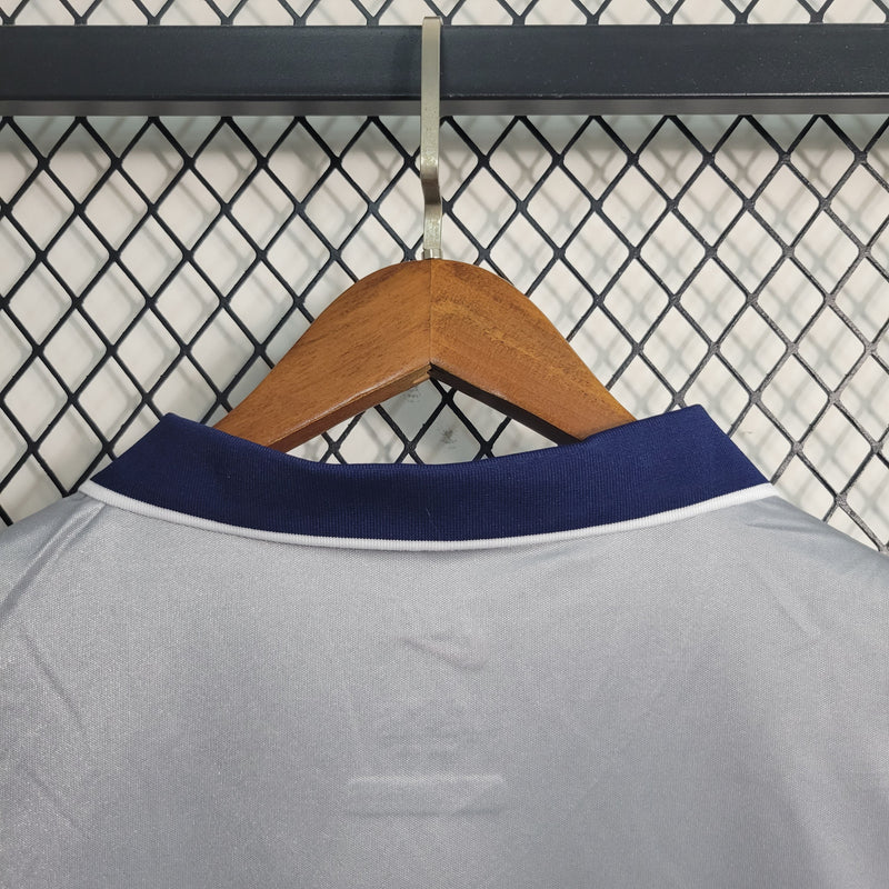 Camisa PSG Away 2000 - Nike Retrô Masculina - Cinza/Branca