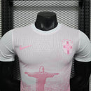 Camisa Seleção Brasil Edição Especial 2026/27 - Nike Jogador Masculina - Branca/Rosa