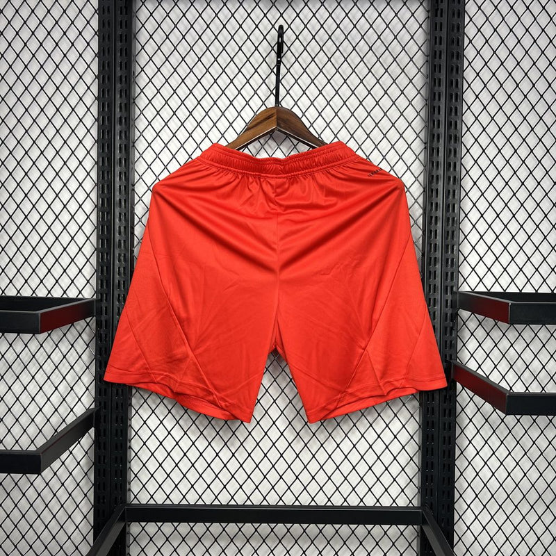Shorts Bayern de Munique Home 2024/25 - Adidas Torcedor Masculina - Vermelha/Preta
