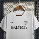 Camisa PSG Edição Especial Balmain 2023/24 - Nike Torcedor Masculina - Branca
