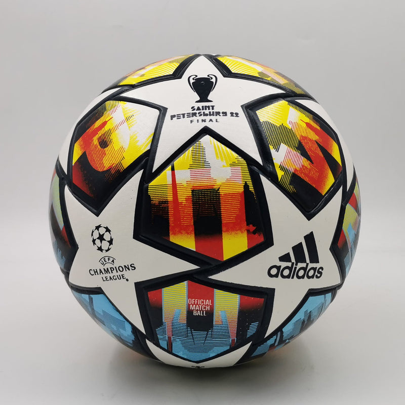 Bola Society UEFA Champions League 2022/23 - Adidas - Amarela/Azul