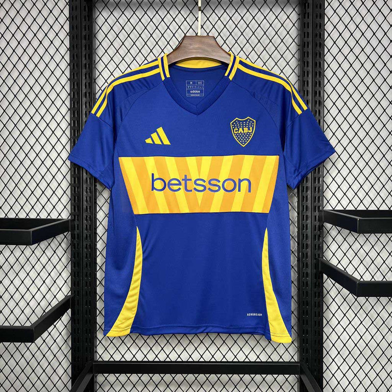 Camisa Boca Juniors Home 2024/25 - Adidas Torcedor Masculina - Azul/Amarela