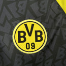 Camisa Manga Longa Borussia Dortmund Away 1995/96 - Nike Retrô Masculina - Preta/Amarela