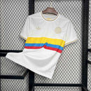 Camisa Pronta Entrega Seleção Colômbia 100 anos 2025/26 - Adidas Torcedor Masculina - Branca/Colorida