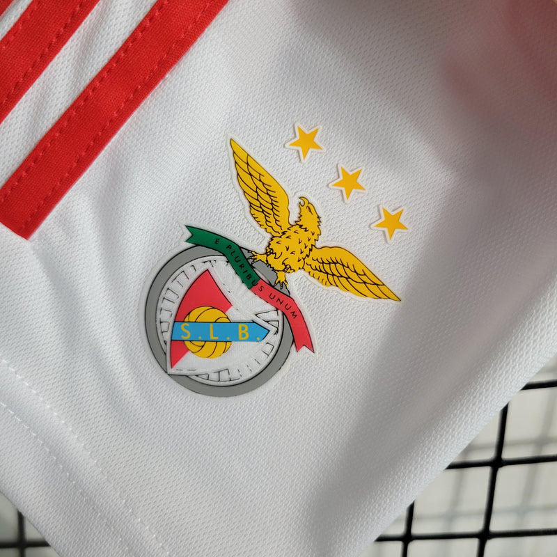 Kit Infantil Benfica Home 2023/24 - Adidas Torcedor - Vermelha/Branca