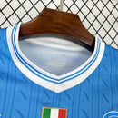 Camisa Pronta Entrega Napoli Home 2025/26 - EA7 Torcedor Masculina - Azul/Branca