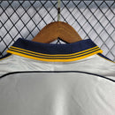 Camisa Pronta Entrega Real Madrid Home 1998/00 - Adidas Retrô Masculina - Branca/Azul