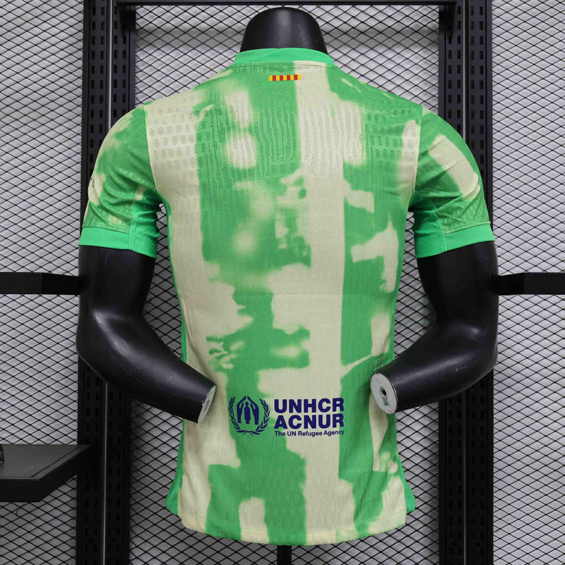 Camisa Barcelona Away 2024/25 - Nike Jogador Masculina - Verde