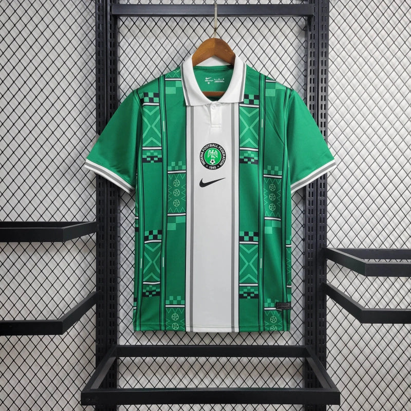 Camisa Seleção Nigéria 2024/25 - Nike Torcedor Masculina - Verde/Branca