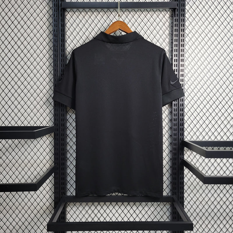 Camisa Seleção Brasil 2013/14 - Nike Retrô Masculina - Preta