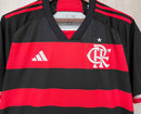 Camisa Pronta Entrega Flamengo Home 2024/25 - Adidas Torcedor Masculina - Vermelha/Preta