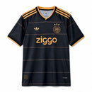 Camisa Ajax Away 2026/27 - Adidas Torcedor Masculina - Preta/Laranja