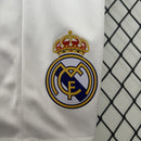 Conjunto Kit Infantil Real Madrid Home 2016/17 - Adidas Retrô - Branca/Azul