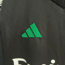 Kit Infantil Arsenal Away 2024/25 - Adidas Torcedor - Preta/Branca