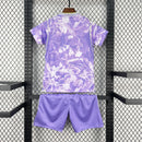 Conjunto Kit Infantil Seleção Korea Away 2026/27 - Nike Torcedor - Lilás/Branca
