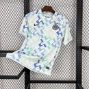 Camisa Pronta Entrega Inter de Milão Away 2025/26 - Nike Torcedor Masculina - Branca/Azul