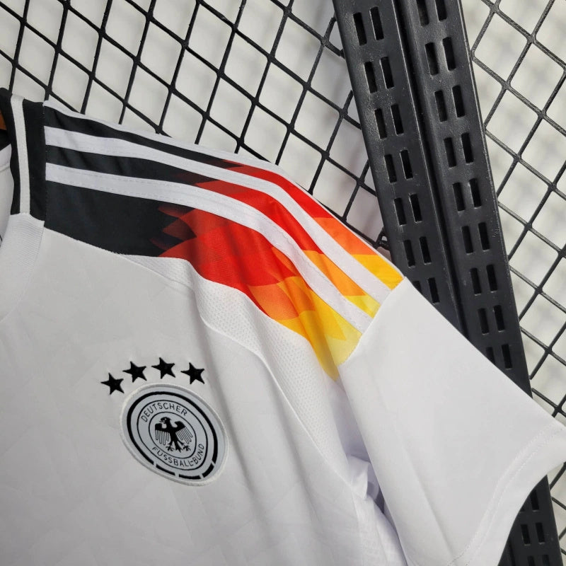 Camisa Seleção Alemanha Home 2024/25 - Adidas Torcedor Masculina - Branca/Preta