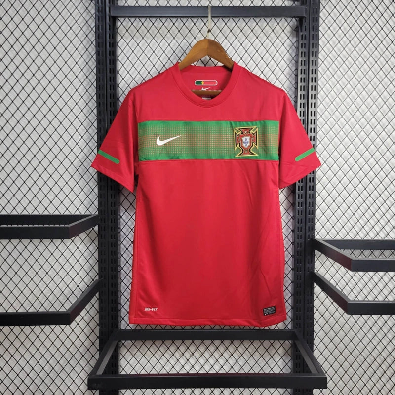 Camisa Portugal Home 2010/11 - Nike Retrô Masculina - Vermelha/Verde