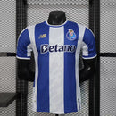 Camisa Porto Home 2025/26 - New Balance Jogador Masculina - Azul/Branca