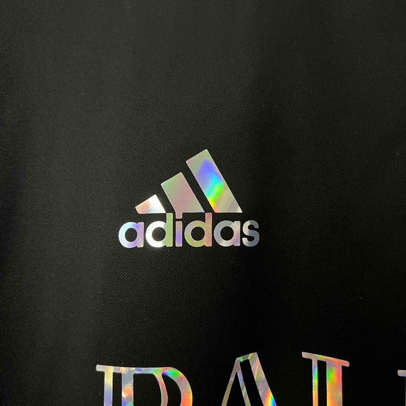 Camisa Arsenal Edição Especial Balmain 2023/24 - Adidas Torcedor Masculina - Refletivel - Preta