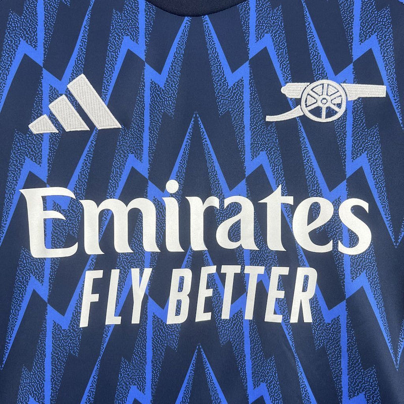 Camisa Arsenal Away 2025/26 - Adidas Torcedor Masculina - Azul/Branca